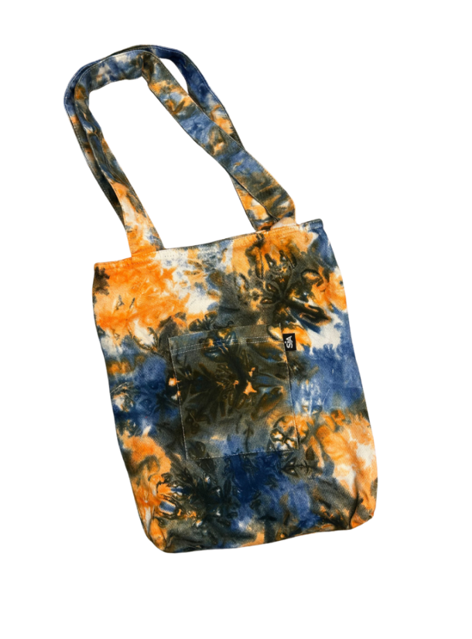 Reversible tie&dye tote