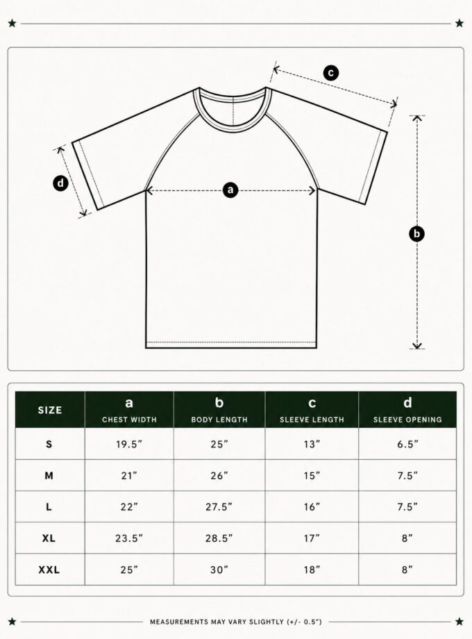 Raglan tee